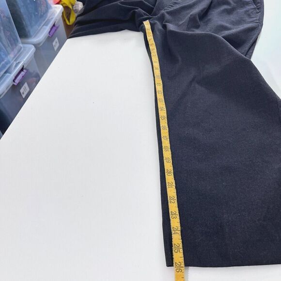 Balenciaga Pants Women 34x26 Grey Wool Cashmere Trouser Baggy Ankle High Rise - Picture 10 of 13